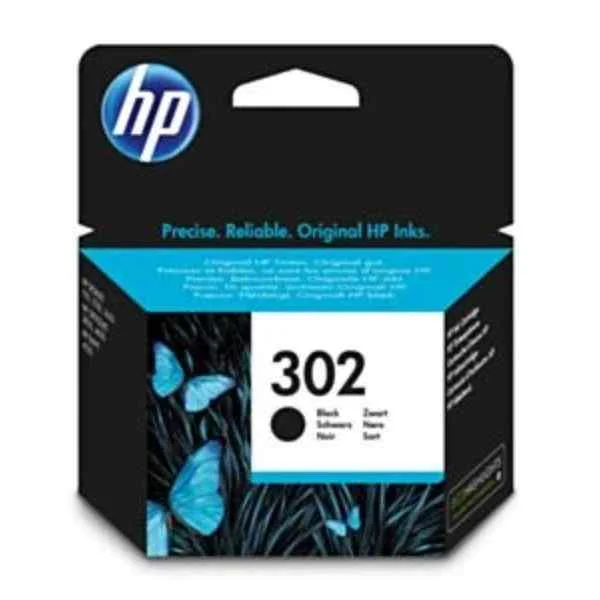 HP 302 Black Original Ink Cartridge (F6U66AE)