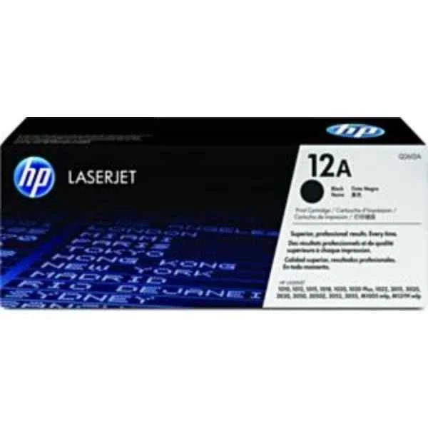 12A Black Original LaserJet Toner Cartridge - 2000 pages - Black - 1 pc(s)