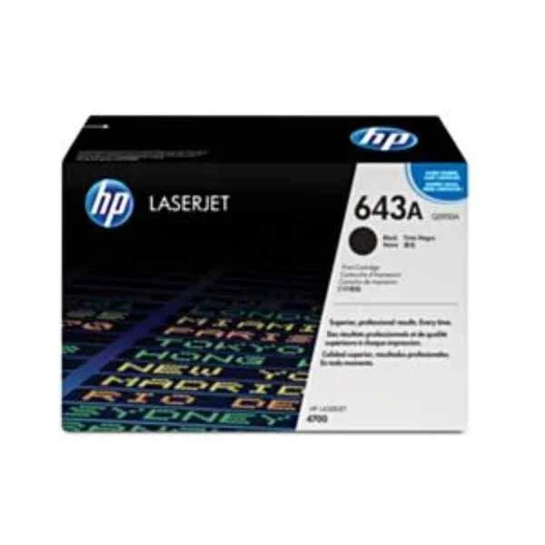 643A Black Original LaserJet Toner Cartridge - 11000 pages - Black - 1 pc(s)