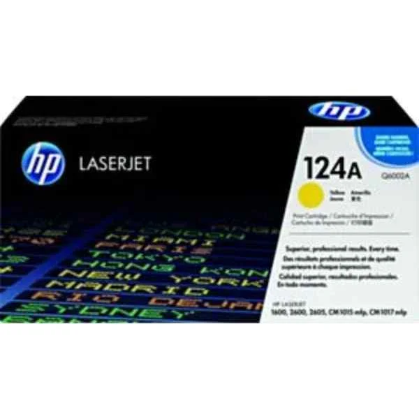 124A Yellow Original LaserJet Toner Cartridge - 2000 pages - Yellow - 1 pc(s)