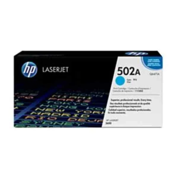 Color LaserJet 502A - Toner Cartridge Original - cyan - 4,000 pages