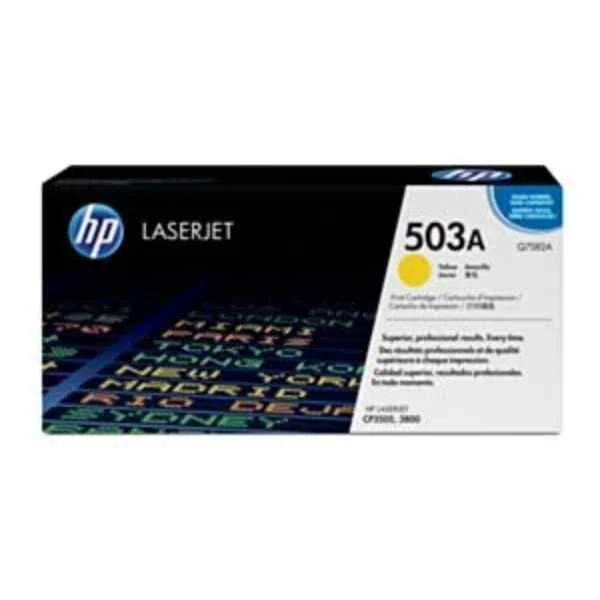 Color LaserJet 503A - Toner Cartridge Original - Yellow - 6,000 pages