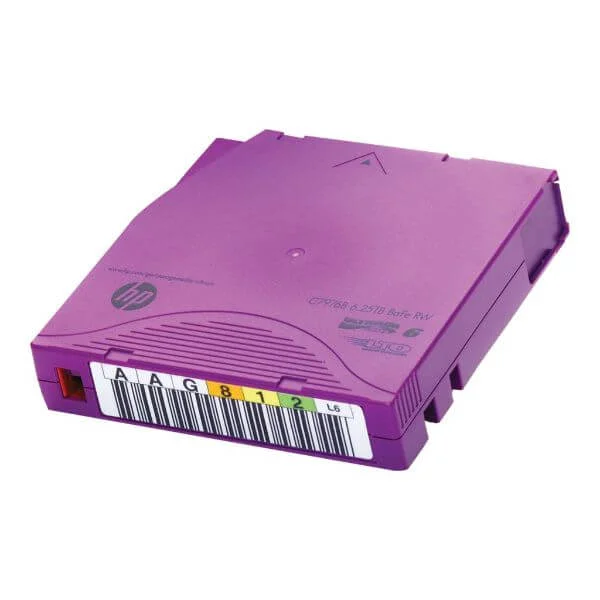 HPE LTO-6 Ultrium 6.25TB MP RW Custom Labeled Data Cartridge 20 Pack