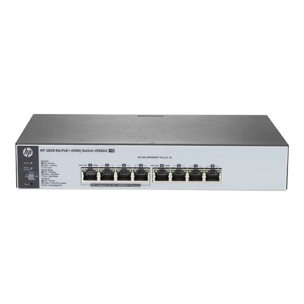 HPE 1820-8G-PoE+ (65W) Switch