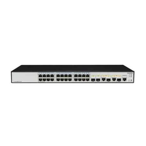S1720-28GWR-PWR-4TP(8 Ethernet 10/100/1000 PoE+,16 Ethernet 10/100/1000,2 Gig SFP and 2 dual-purpose 10/100/1000 or SFP,124W POE AC,front access)