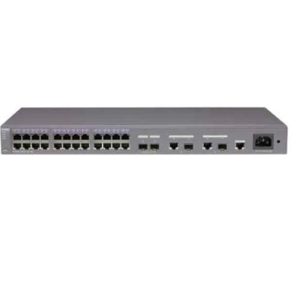 S2350-28TP-EI-AC(24 Ethernet 10/100 ports,2 Gig SFP and 2 dual-purpose 10/100/1000 or SFP,AC 110/220V,front access)