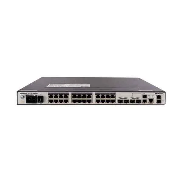S3700-28TP-EI-MC-AC(24 Ethernet 10/100 ports,2 Gig SFP and 2 dual-purpose 10/100/1000 or SFP,2 MC ports,AC 110/220V)