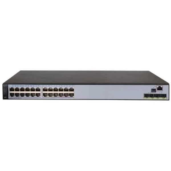 S5700-28C-SI-AC(24 Ethernet 10/100/1000 ports,4 of which are dual-purpose 10/100/1000 or SFP,with 1 interface slot,with 150W AC power)
