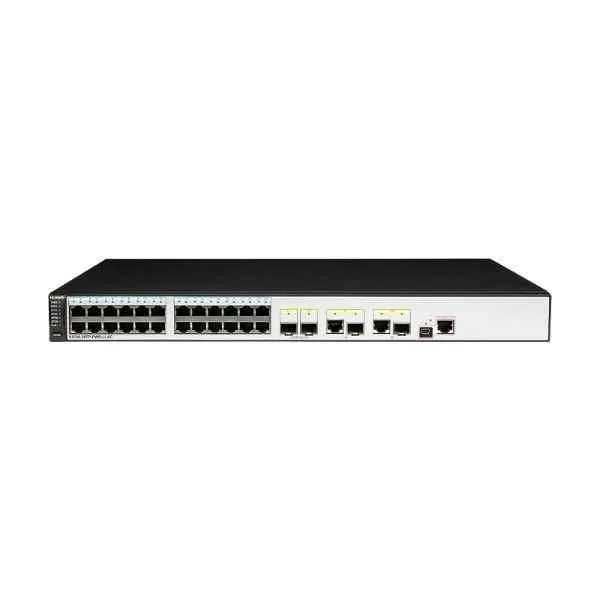 S5700-28TP-PWR-LI-AC(24 Ethernet 10/100/1000 PoE+ ports,2 Gig SFP and 2 dual-purpose 10/100/1000 or SFP,AC 110/220V)