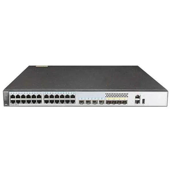 Huawei S5720-28P-SI Bundle(24 Ethernet 10/100/1000 ports,4 of which are dual-purpose 10/100/1000 or SFP,4 Gig SFP,with 150W AC power supply)