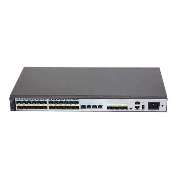 S5720-32X-EI-24S-AC(24 Gig SFP,4 Ethernet 10/100/1000 ports,4 10 Gig SFP+,AC 110/220V,front access)