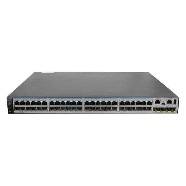S5720-56C-EI-AC(48 Ethernet 10/100/1000 ports,4 10 Gig SFP+,with 1 interface slot,with 150W AC power supply)