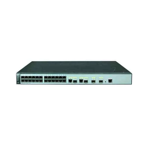 S5720S-28TP-PWR-LI-ACL(8 Ethernet 10/100/1000 PoE+,16 Ethernet 10/100/1000,2 Gig SFP and 2 dual-purpose 10/100/1000 or SFP,124W POE AC,front access)