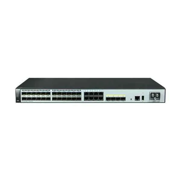 S5720S-28X-LI-24S-AC(24 Gig SFP,8 of which are dual-purpose 10/100/1000 or SFP,4 10 Gig SFP+,AC 110/220V,front access)