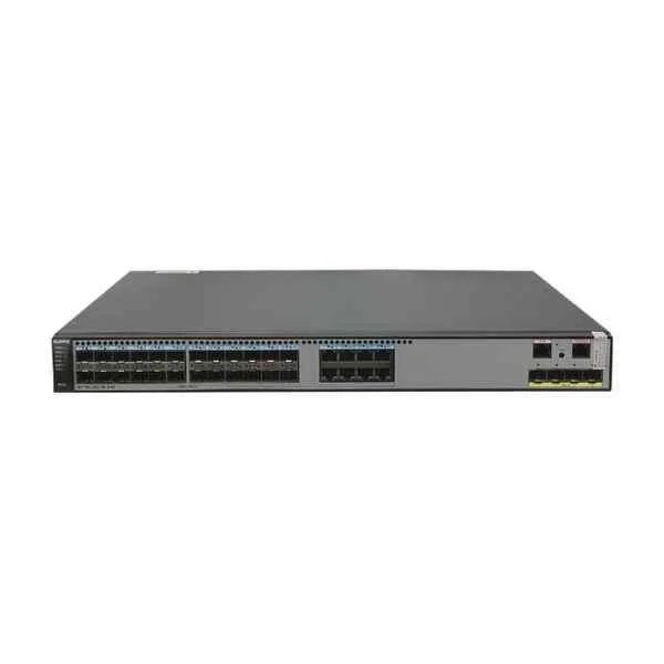 Huawei S5730-36C-HI-24S-AC (24 GE SFP ports, 8 of which are dual-purpose 10/100/1,000 Base-T or SFP ports, 4 x 10 GE SFP+ ports, 1 expansion slot, with AC power module)