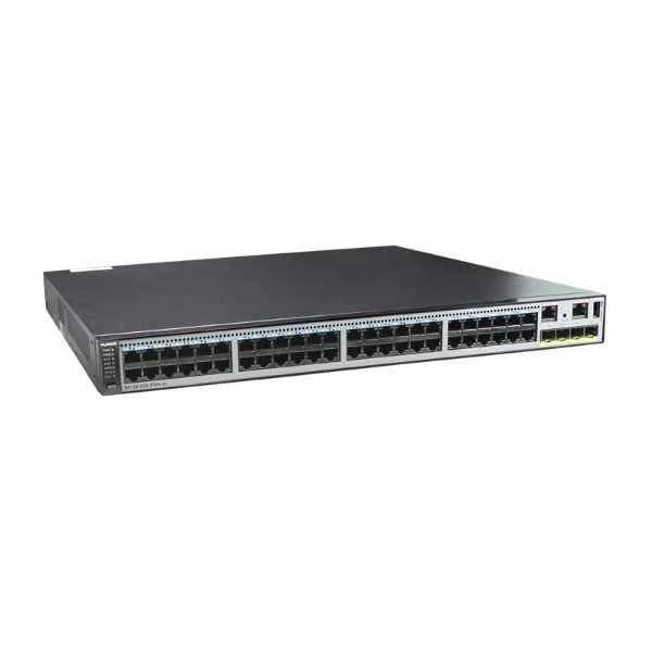 S6720-52X-PWH-SI(48 Ethernet 100M/1/2.5/5/10G ports,4 10 Gig SFP+,PoE++,without power module)