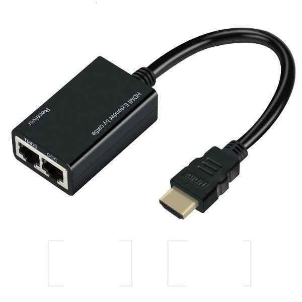 Huawei MINI HDMI To RJ45 transfer cable CHDMI02M1  0.2M for VPM210 use