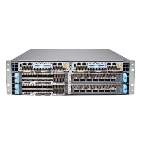 JNP10003/MX10003 Base 2-slot chassis - price includes 1 Routing Engine, 4 Power Supplies (Offers PS redundancy but not feed redundancy), 4 Fan trays  incl. Junos