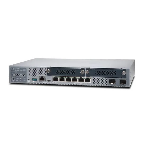 SRX320 (Hardware Only, require SRX320-JSB or SRX320-JSE to complete the System)  with 8GE (w 2x SFP), 4G RAM, 8G Flash and 2x MPIM slots. Includes external power supply and cable. RMK not included
