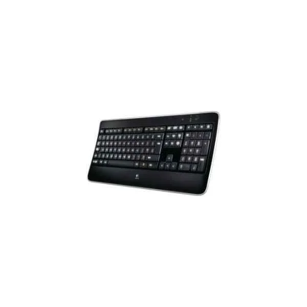 Wireless Illuminated Keyboard K800 - Wireless - RF Wireless - QWERTZ - Black