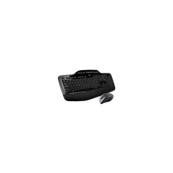 MK710 - Wireless - RF Wireless - AZERTY - Black - Mouse included