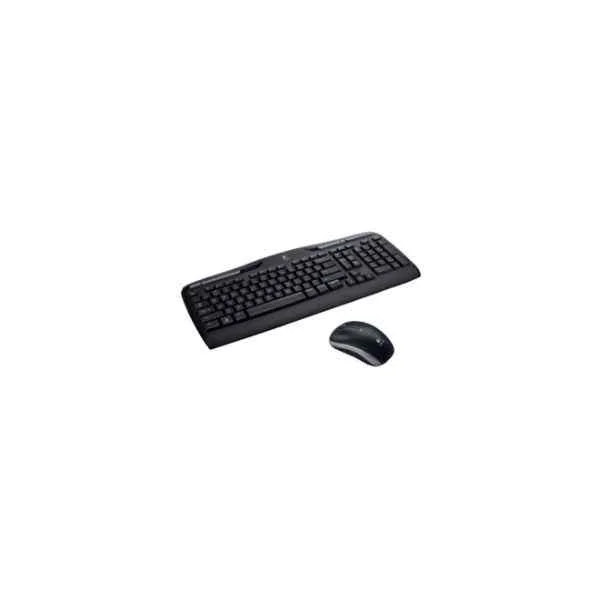 MK330 - Standard - Wireless - RF Wireless - QWERTY - Black - Mouse included