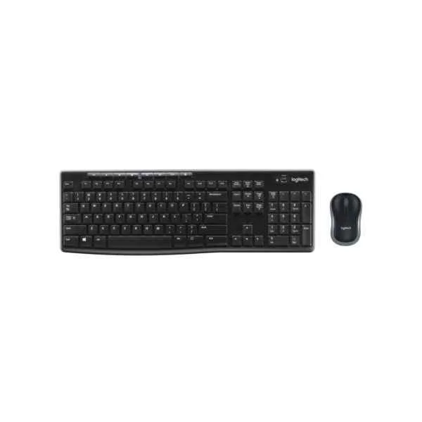 MK270 - Standard - Wireless - RF Wireless - AZERTY - Black - Mouse included