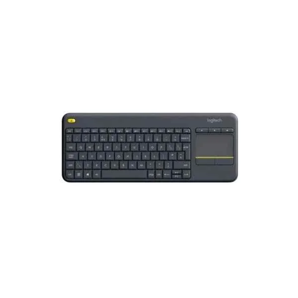 K400 Plus - Mini - Wireless - RF Wireless - AZERTY - Black