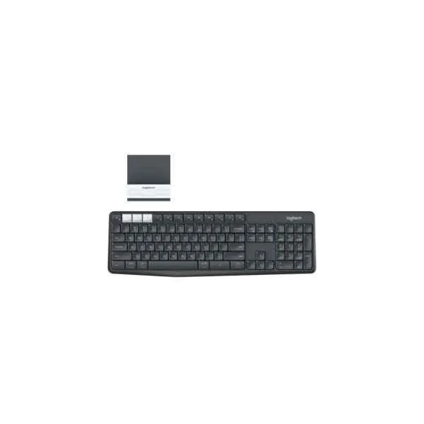 K375s - Standard - Wireless - RF Wireless + Bluetooth - Mechanical - QWERTZ - Graphite - White