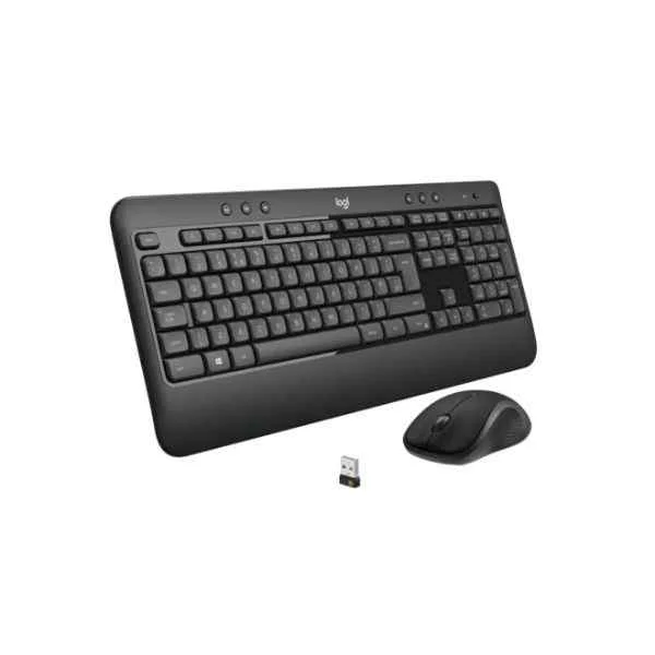 MK540 Advanced - Wireless - RF Wireless - Membrane - QWERTZ - Black - White - Mouse included