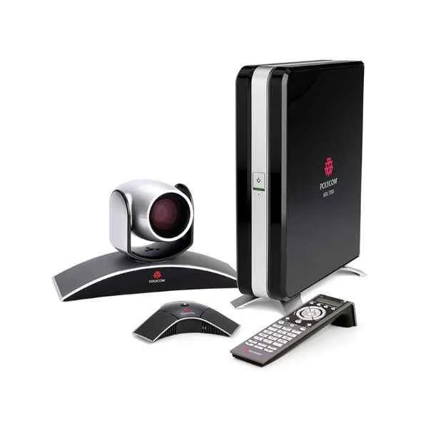 Polycom HDX8000 medium-sized conference room remote video conference terminal system 12 times zoom camera