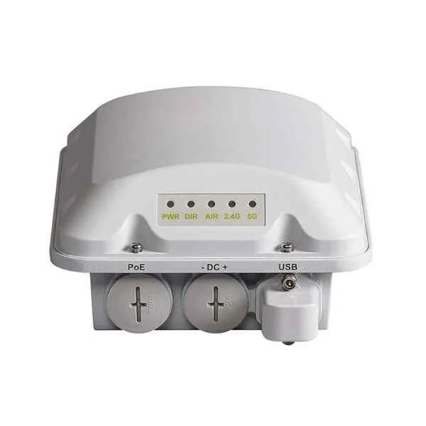 Ruckus T310c, outdoor AP, omnidirectional, 802.11ac 2x2:2 MU-MIMO Built-in BeamFlex+ smart antenna, dual-band simultaneous maximum 1.2Gbps. An Ethernet 10/100/1000Mbps interface, 802.3af POE power supply. Contains mounting parts. PoE module not included