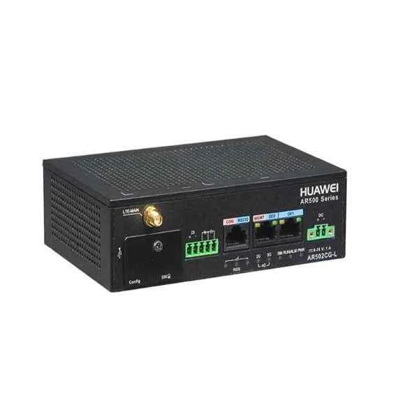Huawei AR502 Series Industrial Routers, 2 x 10M/100M/1000M Base-T, 1 x RS232 (RJ45 connector, non-isolated)