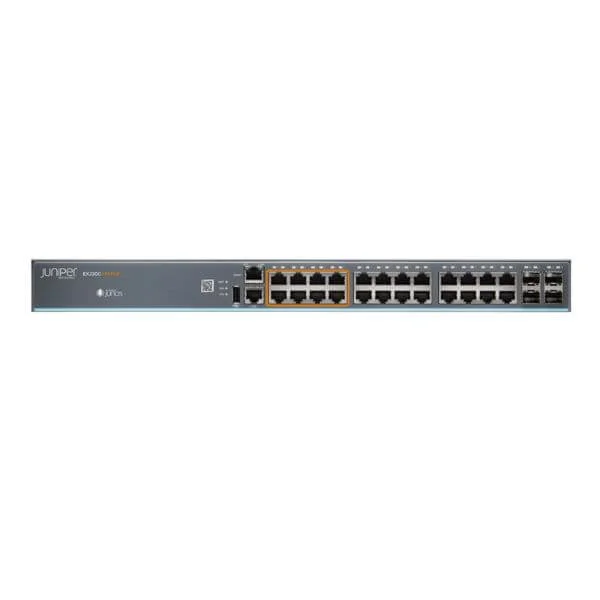 EX2300 class multi-gig switch with 16 x 1G, 8 x 1G/2.5G copper ports, 30w PoE