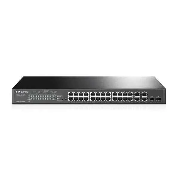 JETSTREAM 24-PORT 10/100MBPS + 4-PORT GGB SMART SW W/24-PORT POE+