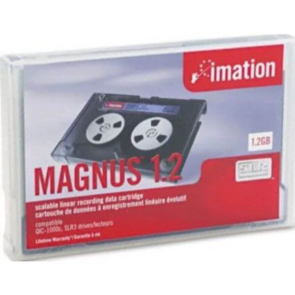 Imation DC9120, Magnus 1.2GB
The Imation QIC DC9120 offers a secure technological foundation for securing important data.
Features 1.2GB of native capacity and 2.4GB of compressed capacity.