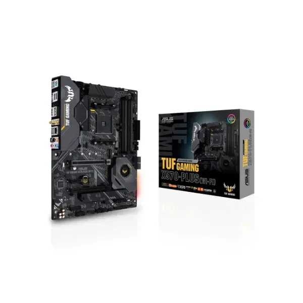 TUF Gaming X570-Plus (WI-FI) - AMD - Socket AM4 - 2nd Generation AMD Ryzen™ 3 - AMD Ryzen 3 3rd Gen - 2nd Generation AMD Ryzen™ 5 - 3rd Generation... - DDR4-SDRAM - 128 GB - DIMM