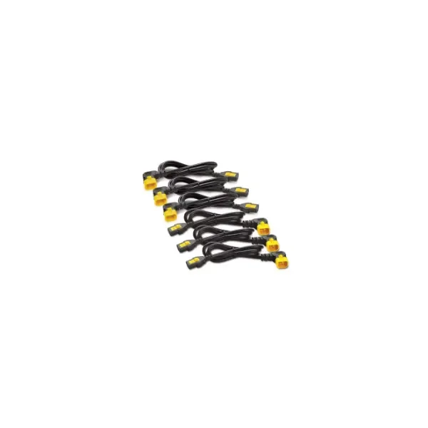 0.6M C19 TO C20 90 DEGREE POWER CORD KIT 6 EA LOCKING