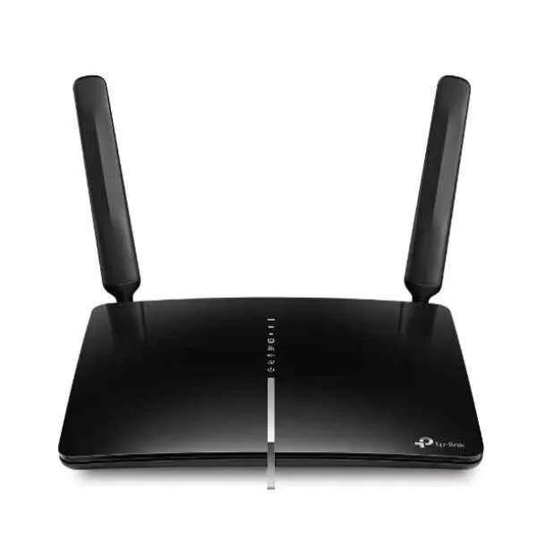 TP-LINK Archer MR600 4G+ Cat6 AC1200 Wireless Dual Band Gigabit Router - Wi-Fi 5 (802.11ac) - Dual-band (2.4 GHz / 5 GHz) - Ethernet LAN - 3G - Black - Tabletop router (ARCHER MR600)