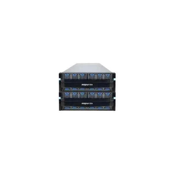 Inspur High-end all-flash storage AS6800G2-F, supports up to 32 controllers, supports up to 48TB system cache, dual controllers support 2100 hard drives