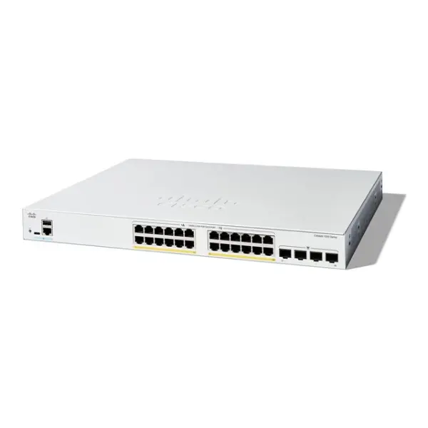 Cisco Catalyst 1200-24FP-4G - switch - 24 ports - smart - rack-mountable