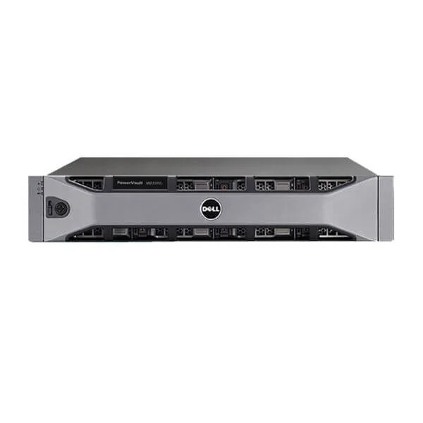 Dell MD3820I StorageSystem, Dual 8G Cache Controller, No hdd, 24 SFF,10G iSCSI,600W RPS, Rack kit