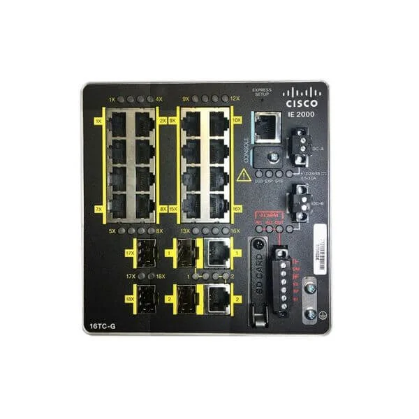 IE 2000 16PORT FE+ 2PORT SFP+ 2PORT GBE COMBO UPLINK BASE SW 1588
