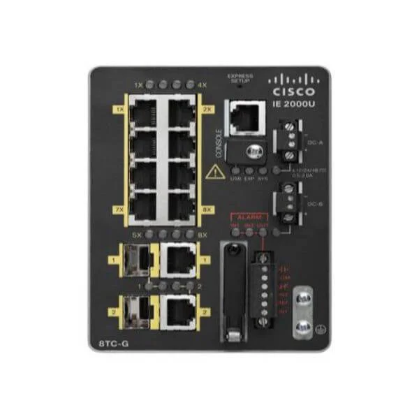 IE 2000U 8PORT 10/100 2PORT T/SFP GE WITH 1588