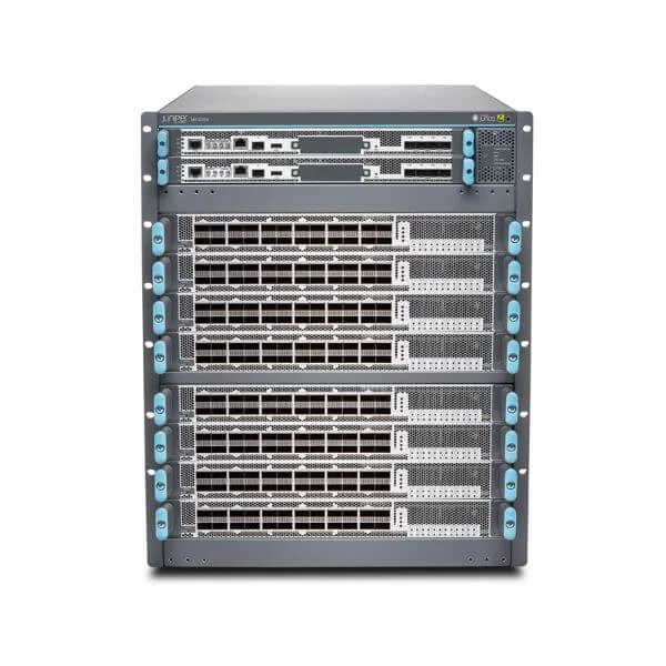 JNP10008/MX10008 Base 8-slot chassis - includes 1 Routing Engine, 3 Power Supplies, 2 Fan trays, 2 Fan tray Controllers and 5 Switch Fabric Cards