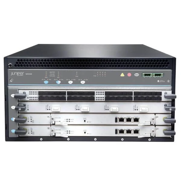 MX240 4 Slot Base Chassis with 1 AC Power Supply