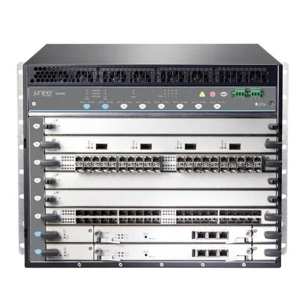 MX480-BASE-AC WITH CONFIGURABLE REDUNDANT RE SCBS AND PEM
