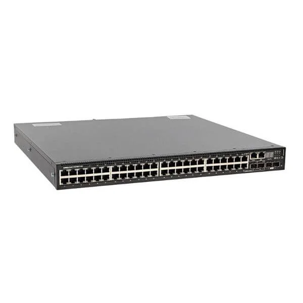 Dell Networking N3048EP-ON, POE +, 48x 1GbT, 2x SFP + 10GbE, 2 x GbE SFP all-in-one interface, L3, stack, 1x AC PSU_x005F_x000D_
