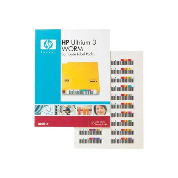 HP Ultrium 3 RW Bar Code Label Pack