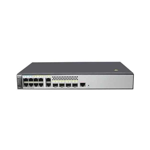 Huawei S2720-EI switch, 4  Ethernet 10/100 Base-Tx ports, 4  Ethernet 10/100/1000 Base-T ports, 2  Gig SFP ports, 2 combo Gig ports,124W PoE AC 110/220V